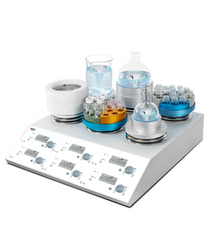 DLAB MS-H280-S6 6 Bölmeli Dijital Isıtıcılı Manyetik Karıştırıcı